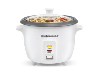 Cuisine 6 Cup Rice Cooker w/ Steam Tray