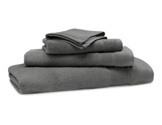 Sanders 12pc Towel Set Charcoal Gray