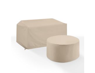 2Pc Outdoor Furniture Cover Set