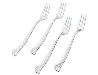 4pc Leaf Seafood Fork Set