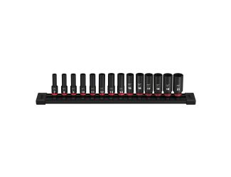 14pc SHOCKWAVE Impact Duty 3/8" Drive Metric Deep 6 Point Socket Set