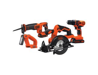 20V Max DIY 4 Tool Kit - Drill/Driver Circ Saw Recip Saw Work Light