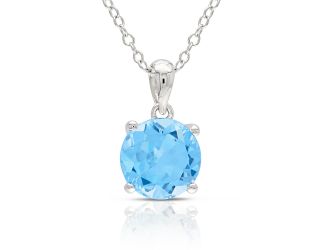 Blue Topaz Pendant