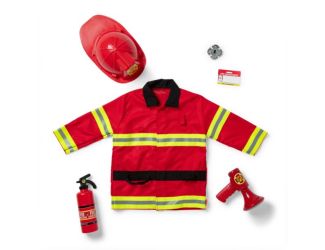 Fire Chief Role Play Costume Set Ages 3-6 Years