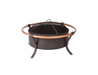 Copper Rail Fire Pit