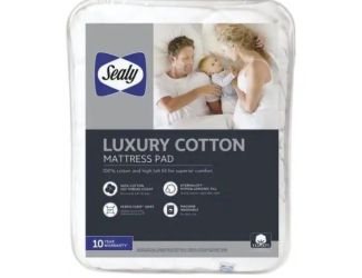 Sealy Luxury Cotton Mattress Pad - King