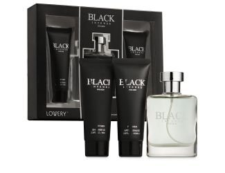 Black Intense Men's Bath & Body Gift Size 3 Pieces