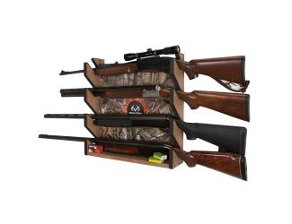 4-Gun Horizontal Wall Storage Rack - Camo/REALTREE