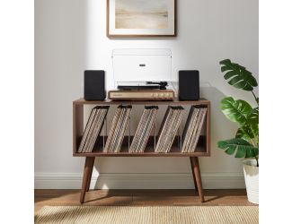 Liam Small Record Player Stand With Vinyl Storage