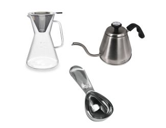 Pour Over Coffee Set - Carafe Kettle & Coffee Spoon