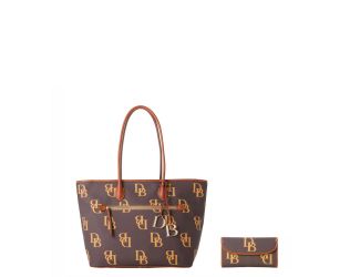 Monogram Large Tote and Continental Clutch Set