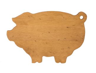 Pig Shaped Board 14 x 9 x .625 - Maple