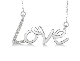 Diamond LOVE Necklace
