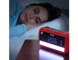 Digital AM/FM Weather Band Alarm Clock Radio with NOAA Weather Alert & Flashlight