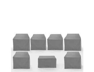 7Pc Outdoor Sectional Furniture Cover Set