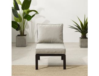 Clark Outdoor Metal Sectional Center Chair