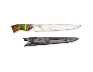 Chef Versatile 10-inch Traditional Stainless Steel Knife in Green
