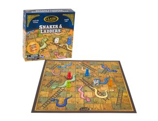 Classic Snakes and Ladders Board Game