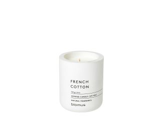 FRAGRA - Small Candle in Concrete Container - French Cotton