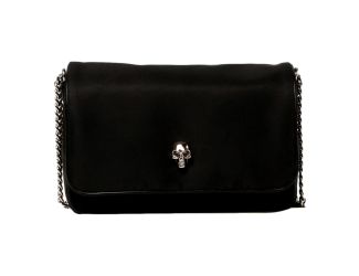 Alexander McQueen Small Black Nylon Skull Shoulder Bag