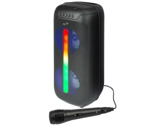 Jam Time Wireless Speaker System w/ LED Lights & Mic