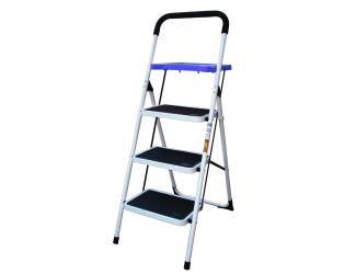3-Step Metal Ladder w/ Paint Platform