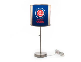 Chicago Cubs Chrome Lamp