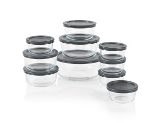 Simply Store 20pc Storage Set w/ Gray Lids