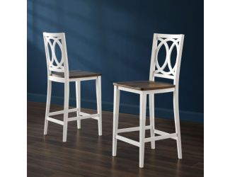 Charlotte 2-Piece Counter Height Bar Stool Set