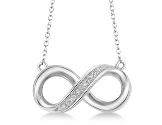 Infinity Diamond Necklace