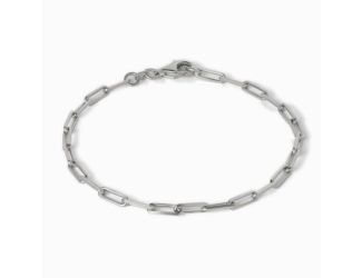 Paperclip Link Bracelet - Sterling Silver
