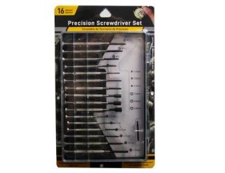 16 Pc. Precision Screwdriver Set in Case