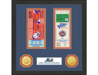 New York Mets World Series Ticket Collection
