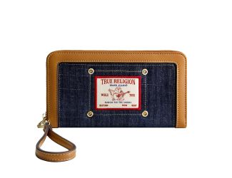 Buddha Patch Zip Around Wristlet