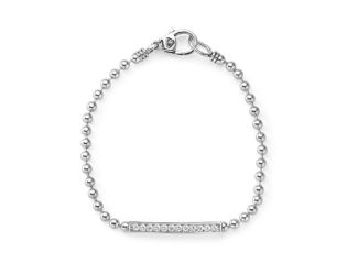 Diamond Beaded Bracelet Size 7"