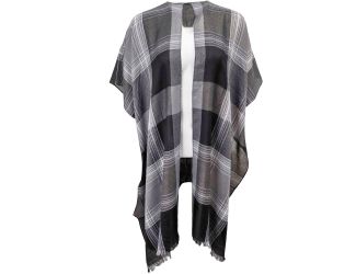 Lurex Plaid Kimono