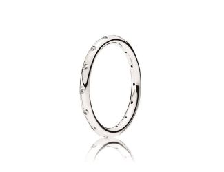 Droplets Clear CZ Ring Size 6