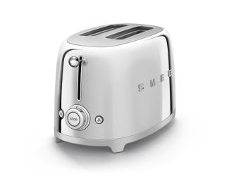 50's Retro-Style 2 Slice Toaster Stainless Steel