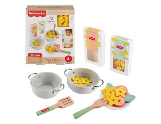 Wooden Toy Pots & Pasta Chef Set Ages 3+ Years