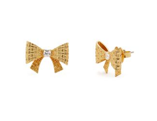 Wrapped In A Bow Studs - Clear/Gold