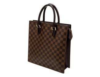 Louis Vuitton Damier Ebene Sac Plat Tote Vintage 1997