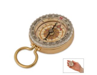 Solid Brass Compass