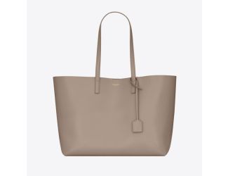 Large Supple E/W Tote Bag - Taupe