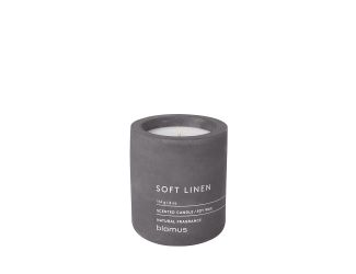 FRAGRA - Small Candle in Concrete Container- Soft Linen