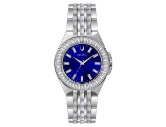 Ladies  Phantom Crystal Silver-Tone Stainless Steel Watch Blue Dial