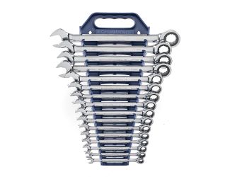 GearWrench  16 Pc. Ratcheting Combination Wrench Set-Metric