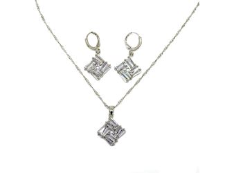 United Together Necklace and Earrings Set