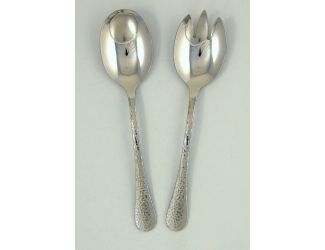 2pc Stainless Salad Serving Set