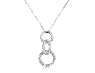 Infinity CZ Pendant Necklace
