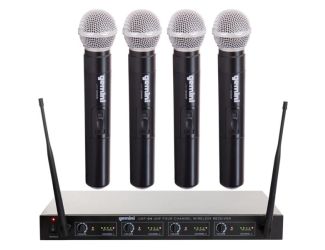UHF Wireless Quad Microphone System